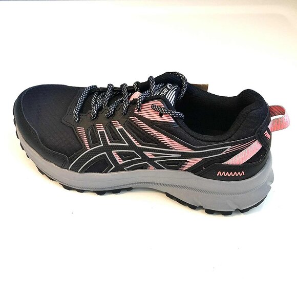 NWT ASICS Trail Scout 2 Athletic Shoes Lace-up Sneakers Black Pink 7 - Picture 3 of 8